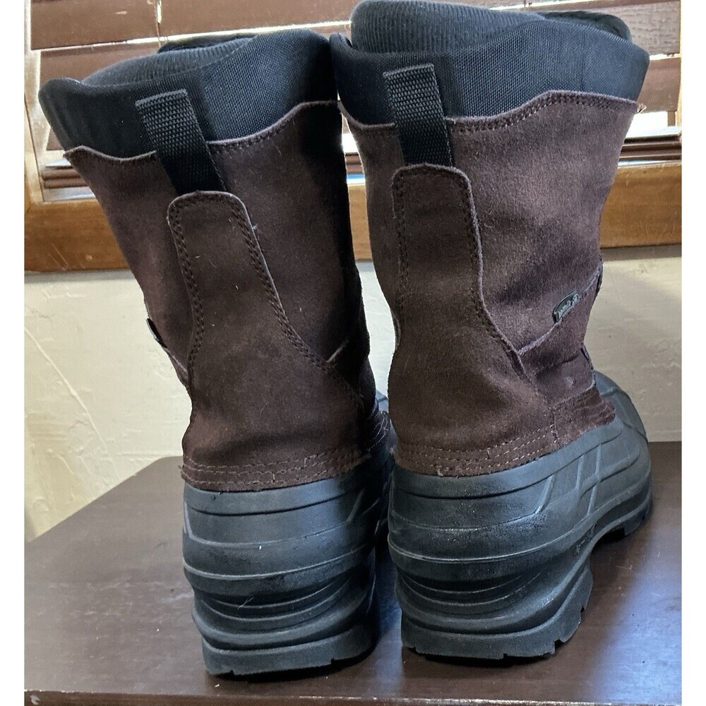 Kamik Nation Plus waterproof winter boots in dark brown Size 12.5 - Picture 3 of 8